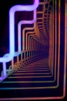 3D neon lighting - wallpaper mobile phone