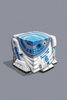 R2 D2 recyclable - Fond iPhone