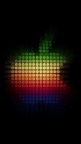 apple multicouleur 3- Fond iPhone 5